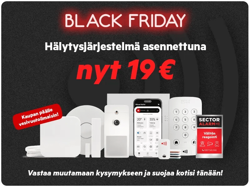 Suojaa kotisi paloilta ja murroilta